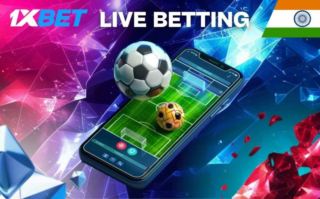 1xbet India platform Live Betting option overview