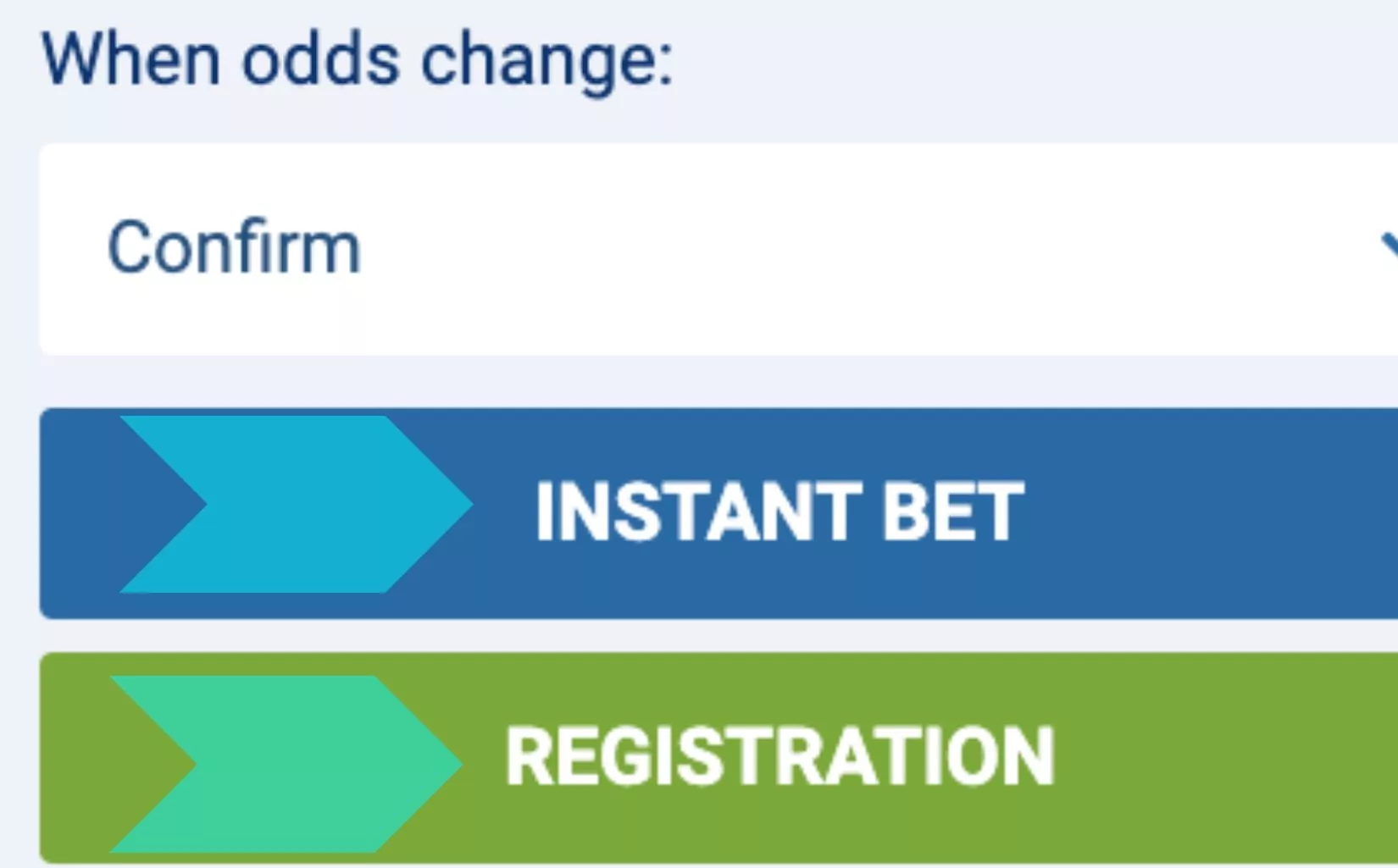 1xbet India website guide Confirm the bet