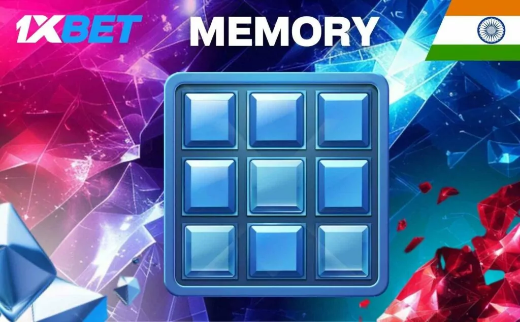 Memory casino games review at 1xbet India